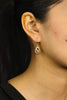 Women circular dangle earrings