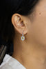 GIA Certified 3.04 Carats Total Radiant Cut Fancy Yellow Dangle Earrings in Platinum