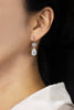 GIA Certified 8.11 Carats Total Mixed Cut Diamond Dangle Earrings in Platinum