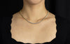 11.58 Carats Total Graduating Round Diamond Riviere Tennis Necklace in Yellow Gold