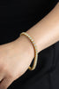 11.00 Caras Total Brilliant Round Cut Diamond Tennis Bracelet in Yellow Gold