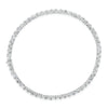 GIA Certified 60.61 Carat Round Diamond Tennis Necklace in Platinum