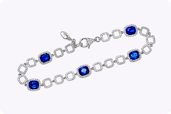Sapphire Tennis Bracelet
