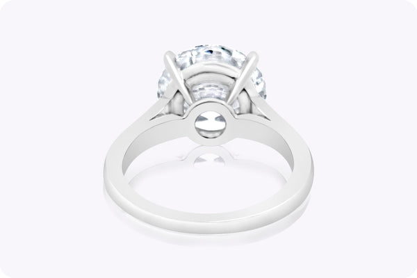 1895 Cartier 5.10 Carats Round Brilliant Cut Diamond Engagement Ring in Platinum