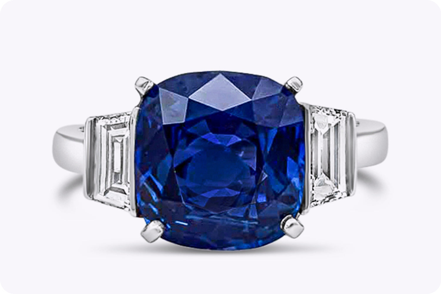 Cartier aquamarine and diamond ring.