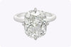 GIA Certified 8.02 Carats Cushion Cut Diamond Solitaire Engagement Ring in Platinum