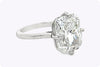 GIA Certified 8.02 Carats Cushion Cut Diamond Solitaire Engagement Ring in Platinum