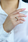 GIA Certified 2.50 Carats Cushion Cut Diamond Engagement Ring in Yellow Gold