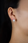 pearl stud earring