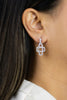 Kwiat 1.50 carats Total Brilliant Round Diamond Crossover Drop Earrings in White Gold