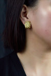 11.15g Cameo Clip On Earrings 18k Yellow Gold |