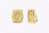 Gram Cameo Clip-On Earrings in 18k Yellow Gold