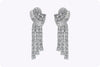 Roman Malakov 11.74 Carats Total Mixed Cut Diamonds Elegant Drop Earrings