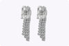 Roman Malakov 11.74 Carats Total Mixed Cut Diamonds Elegant Drop Earrings