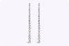 Total Round Diamonds Drop Earrings in White Gold