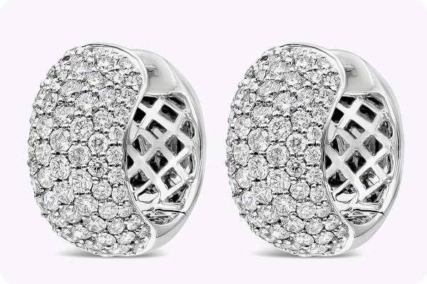  Diamonds Huggie Hoop Earrings 