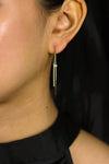 solitaire earrings diamond