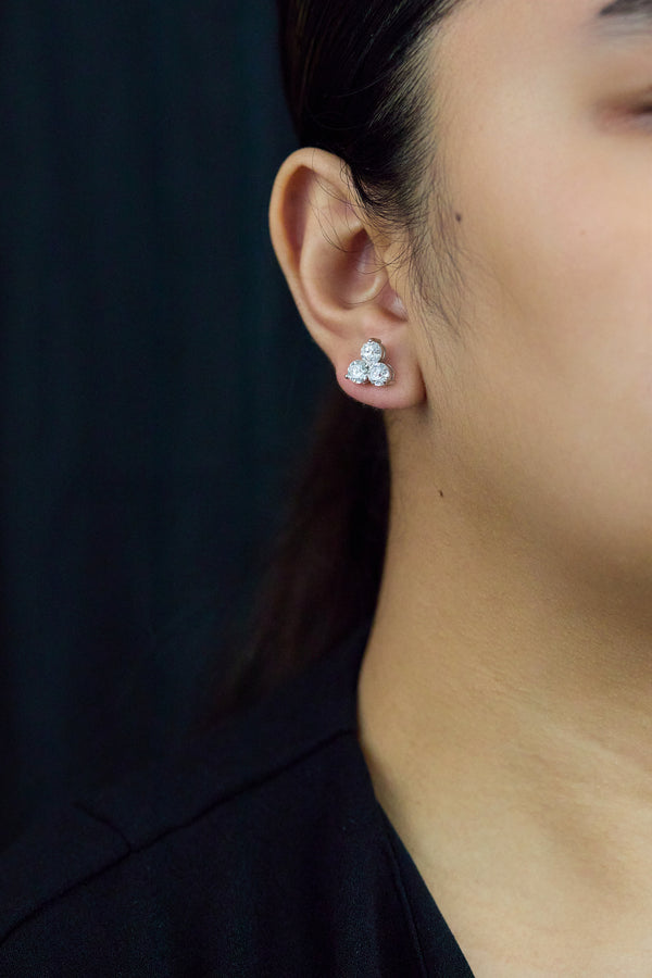 Stunning 1.11 carat marquise cut diamond climber earrings by Roman Malakov