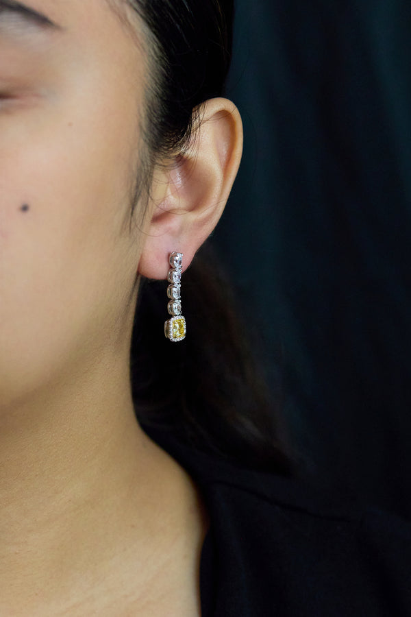 Diamond Drop Earrings