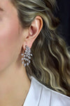 8.85 Carats Total Multi-Shaped Diamond Starburst Earrings in White Gold