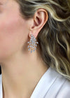 8.85 Carats Total Multi-Shaped Diamond Starburst Earrings in White Gold