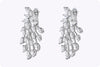 8.85 Carats Total Multi-Shaped Diamond Starburst Earrings in White Gold