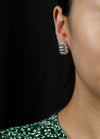 5.20 Carats Total Mixed Cut Diamond Illusion Cluster Clip Earrings in Platinum