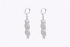 Mixed Cut Diamond Chandelier Earrings