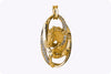 Carrera y Carrera 0.15 Carat Diamond "Horses" Necklace in 18K Yellow Gold