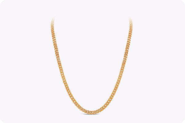 76 Grams Rose Gold Cuban Link Chain Necklace