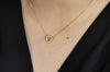 0.34 Carats Total Brilliant Round Diamond Open-Work Heart Pendant Necklace in Yellow Gold