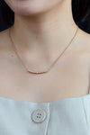 0.37 Carat Graduating Round Brilliant Cut Diamond Pendant in Rose Gold
