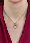 Judith Ripka 0.60 Carat Diamond Heart-Shaped Pendant Necklace in White Gold