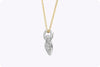 Judith Ripka 0.60 Carat Diamond Heart-Shaped Pendant Necklace in White Gold