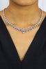 15.01 Carats Total Fancy Shape Diamond Cluster Necklace in White Gold