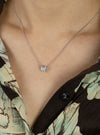 solitaire diamond pendant necklace in NYC