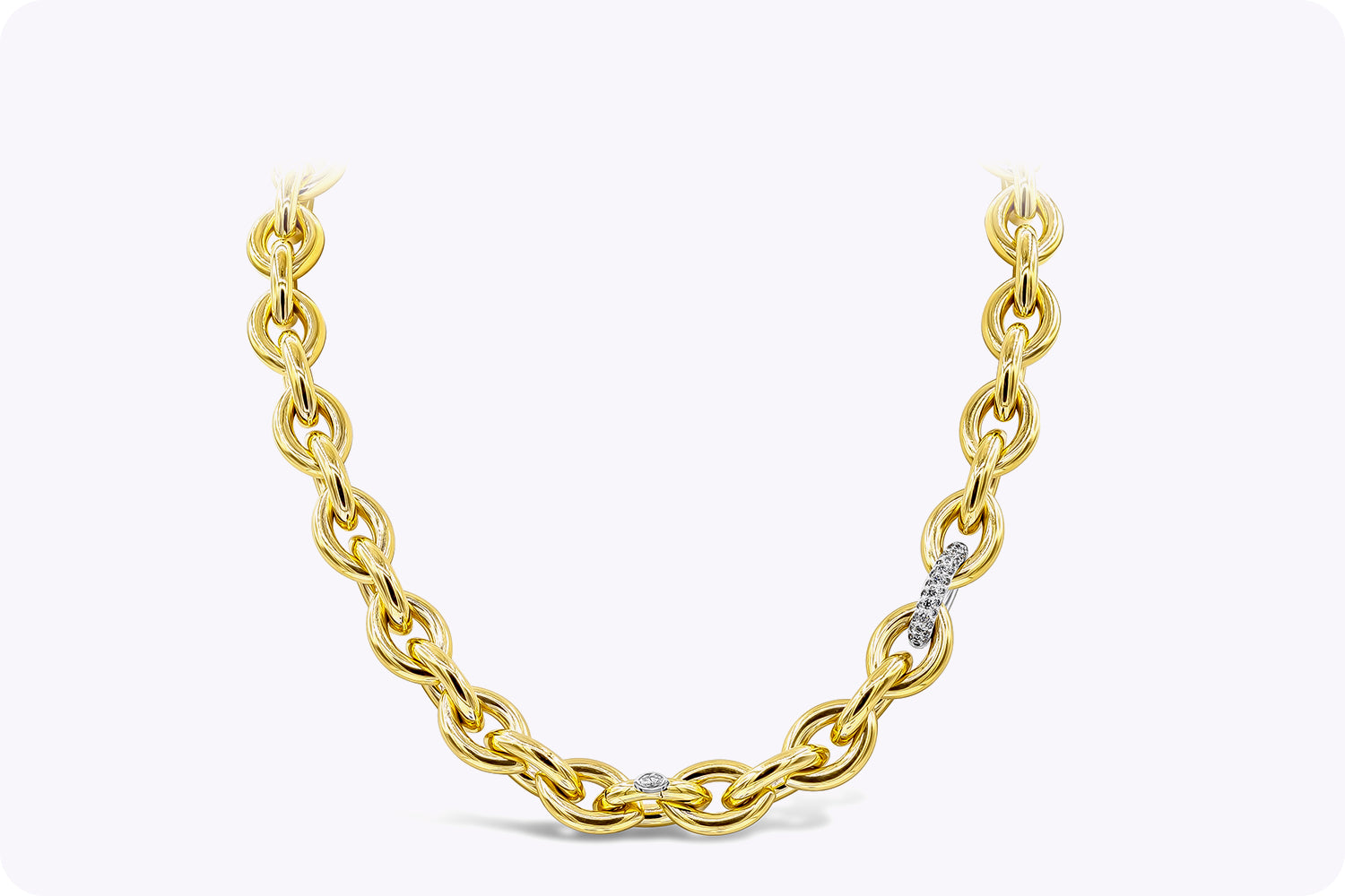 Isabelle Fa Signed 18K Yellow Gold Chain Necklace