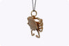 8.31 Gram Crab Pendant Necklace in Yellow Gold