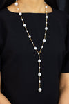 Multi-Function South Sea Pearl Necklace in Rose Gold