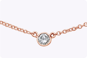 round diamond necklace pendant