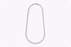 13.27 Carats Total Round Brilliant Cut Diamond Tennis Necklace in White Gold