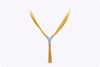 Yuri Ichihashi Multi-Strand Woven “Y” Yellow Gold Necklace