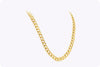 14 Karat Yellow Gold Round Link Chain Necklace