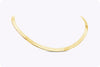 37.84 Grams Omega Chain Collar Necklace in Yellow Gold