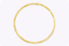 37.84 Grams Omega Chain Collar Necklace in Yellow Gold