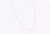 Akoya Japanese Pearls By the Yard Necklace in Yellow Gold