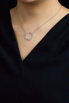 1.61-carat mixed cut diamond pendant necklace.