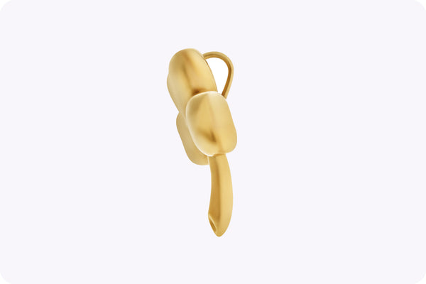 Shamrock Clover Pendant in 18K Yellow Gold