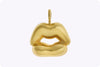 Voluptuous Lips Pendant in 18K 