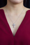 Diamond Cross Pendant Necklace